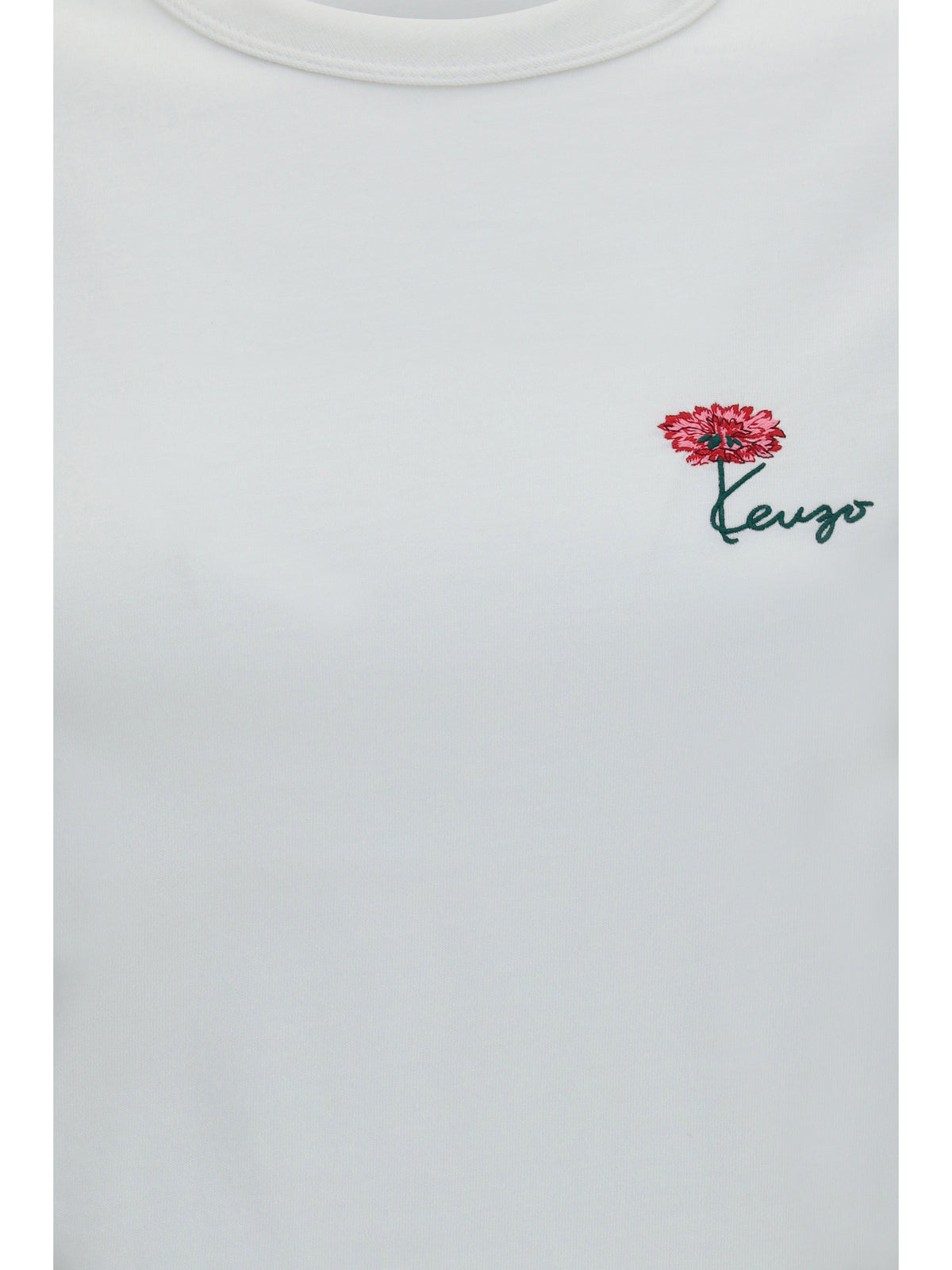 KENZO Kenzo Women Kenzo Tulip Embroidered Cotton T-Shirt