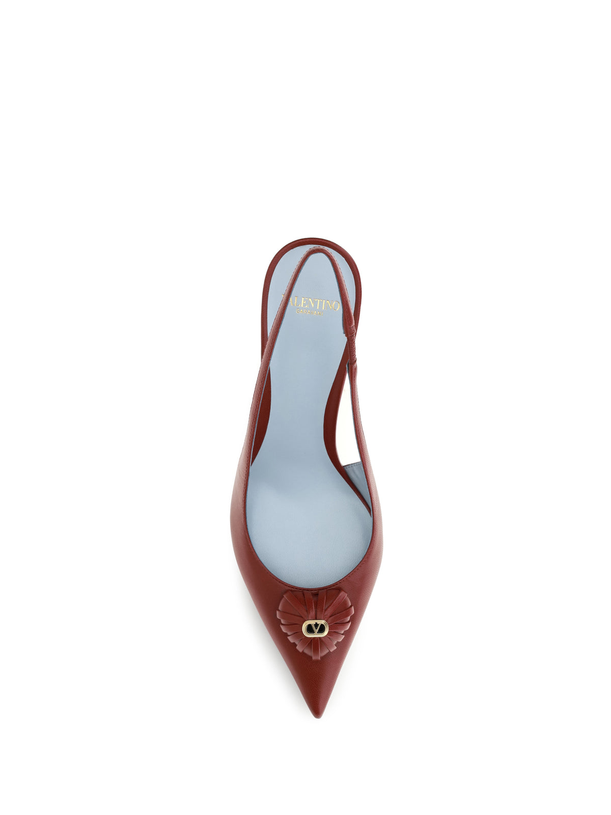 VALENTINO GARAVANI Valentino Garavani Women Coeur Royal Slingback Leather Pumps