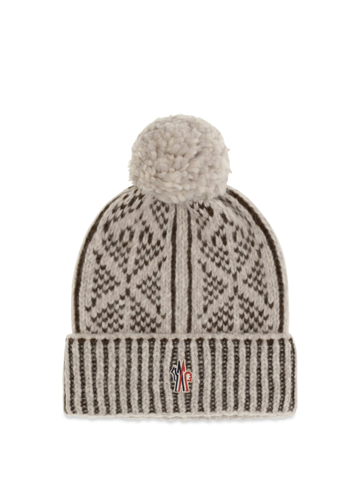 Moncler Grenoble Men Alpaca, Wool And Nylon Blend Beanie With Pom-Pom