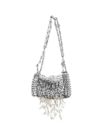 RABANNE Rabanne Women Nano 1969 Pearl Fringe Shoulder Bag