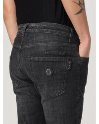 Philipp Plein Slim Fit Distressed Jeans Men Denim