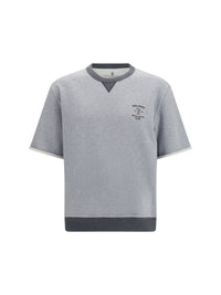 BRUNELLO CUCINELLI Brunello Cucinelli Men Melange Fabric T-Shirt