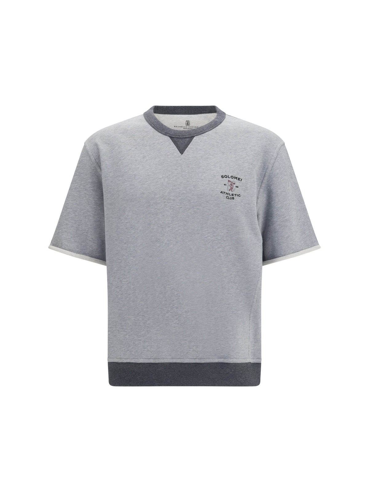 BRUNELLO CUCINELLI Brunello Cucinelli Men Melange Fabric T-Shirt