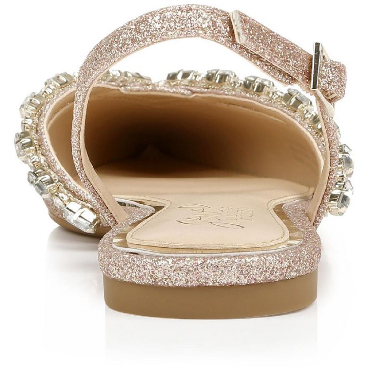 Camden Womens Glitter Manmade Slingbacks