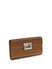 ROGER VIVIER Roger Vivier Women Efflorescence Satin Clutch