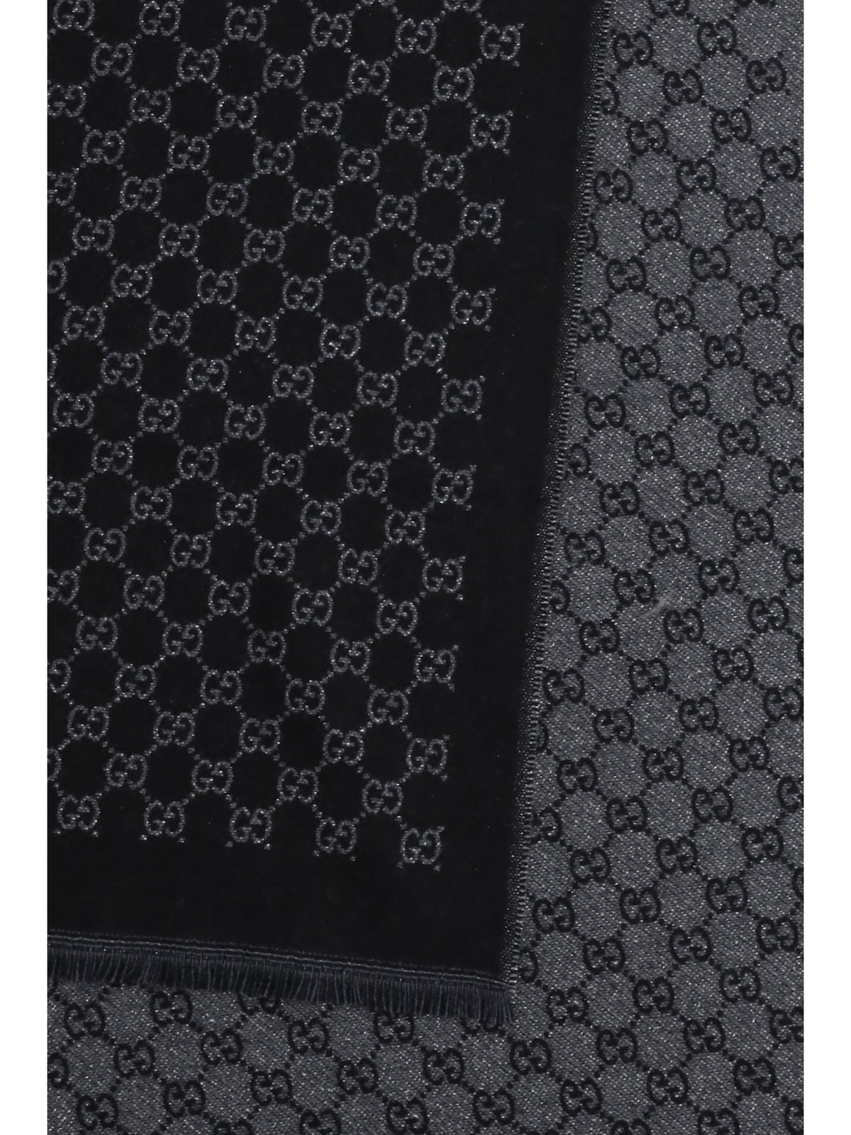 Gucci Women Miss Stenny Gg Monogram Wool Scarf