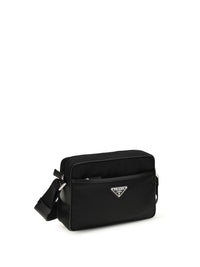 Prada Men Re-Nylon And Saffiano Shoulder Bag