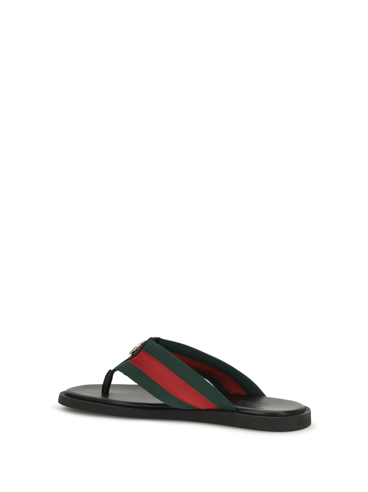 Gucci Men Maverik Gg Interlocking Flip-Flop Sandals