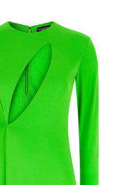Tom Ford Women 'Long Sleeve Slash Front Evening' Dress