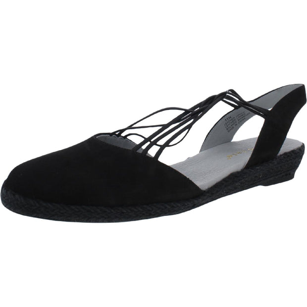 Miracle Womens Strappy Flats Espadrilles