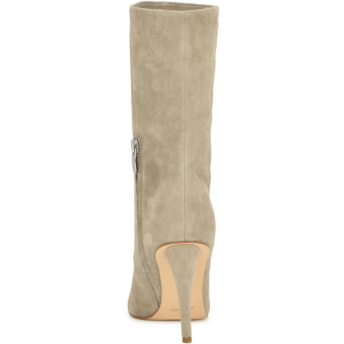 Frenchi Womens Heels Pumps Mid-Calf Boots