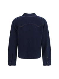 GUEST IN RESIDENCE Guest In Residence Women Cropped Western Cashmere Shirt