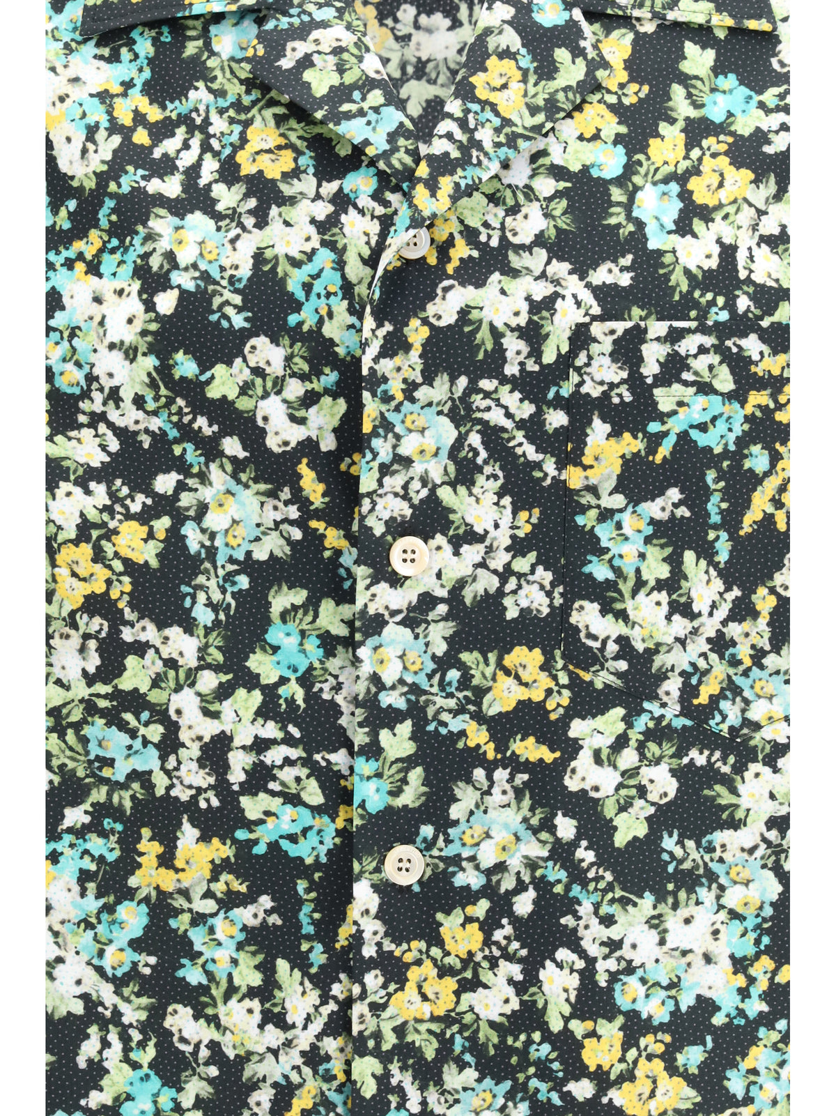 Valentino Men Shirt With An All-Over Papier Floral
