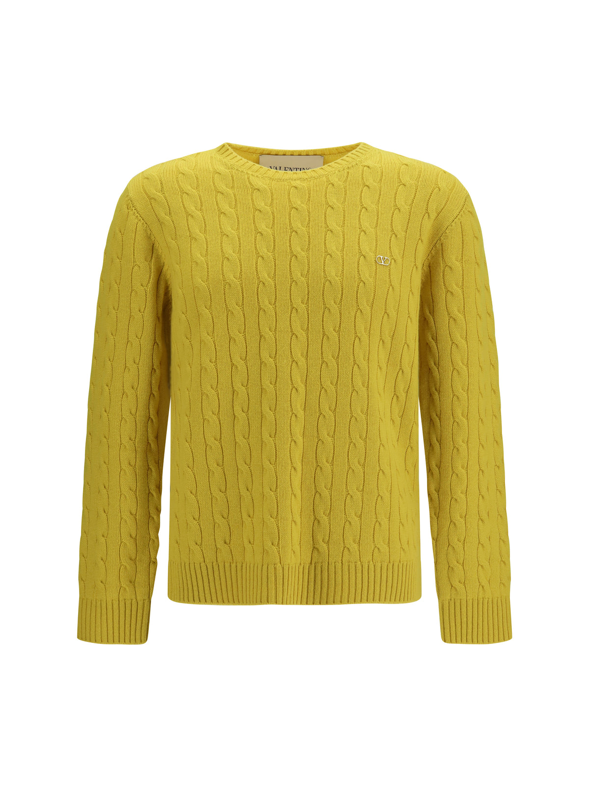 VALENTINO Valentino Men Vlogo Cable-Knit Cashmere Sweater