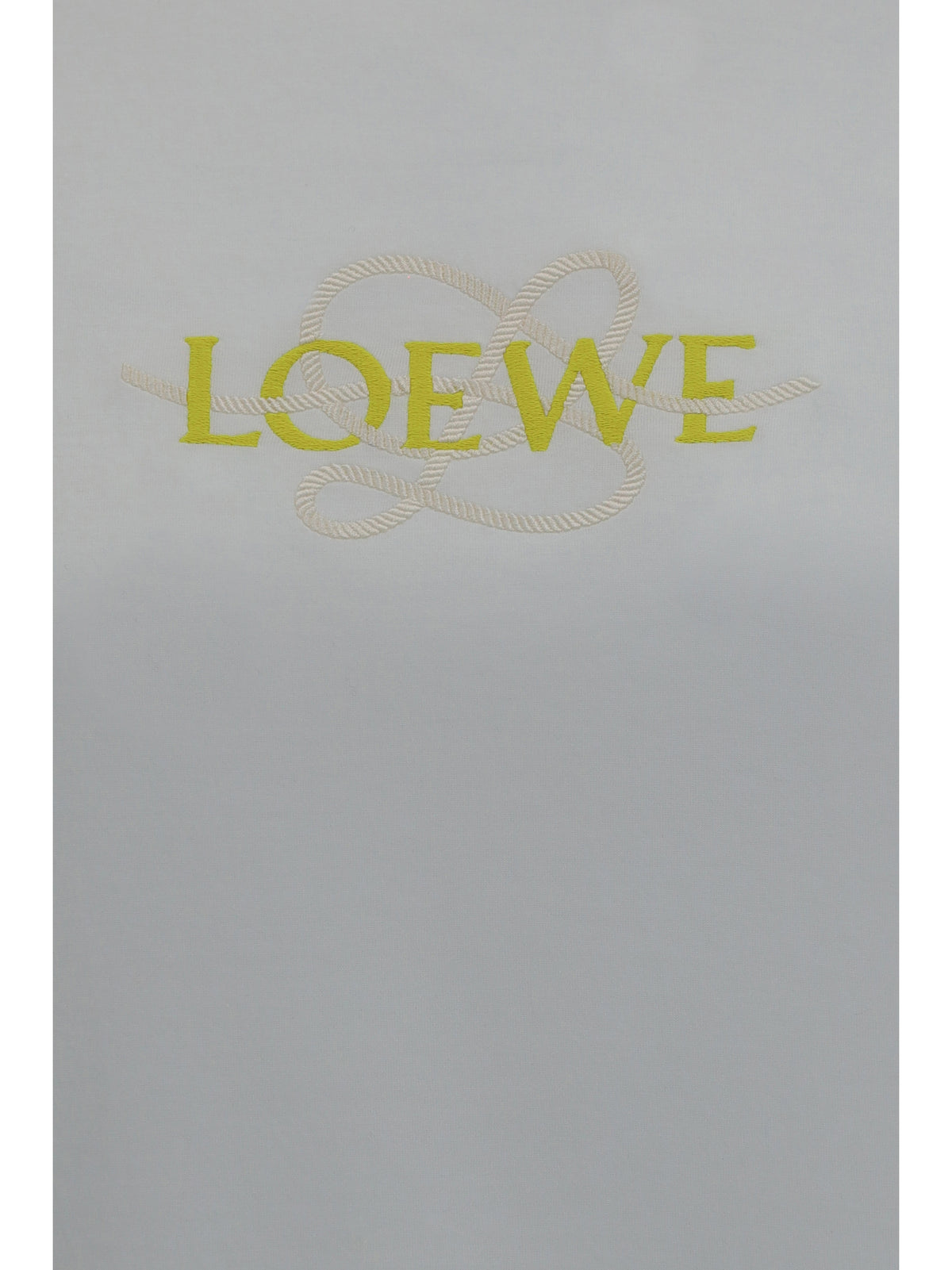LOEWE Loewe Women Cotton Blend T-Shirt With Embroidered Logo
