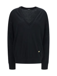 Balmain Women V-Neck Sweater