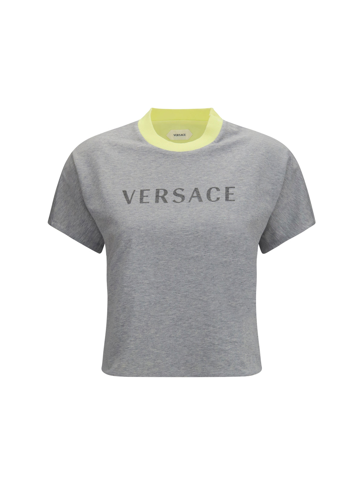 Versace Women Logo Cotton T-Shirt