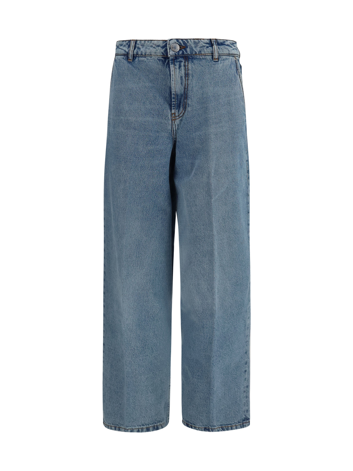 Ami Paris Women Balloon Jeans In Denim