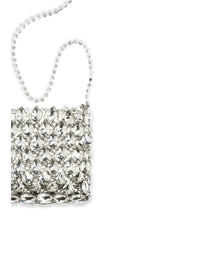 SELF-PORTRAIT Self-Portrait Women Crystal Mesh Pouch