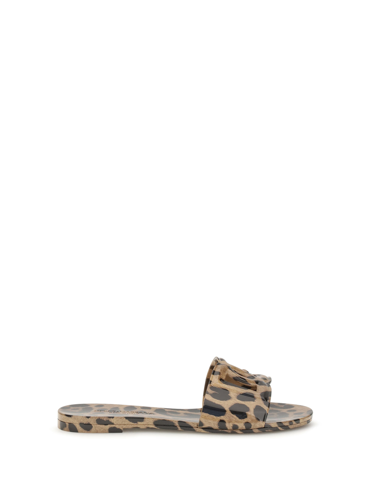 DOLCE & GABBANA Dolce & Gabbana Women Rubber Sandals With Leopard Print