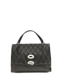 Zanellato Women Postina Tramè Leather Top Handle Bag