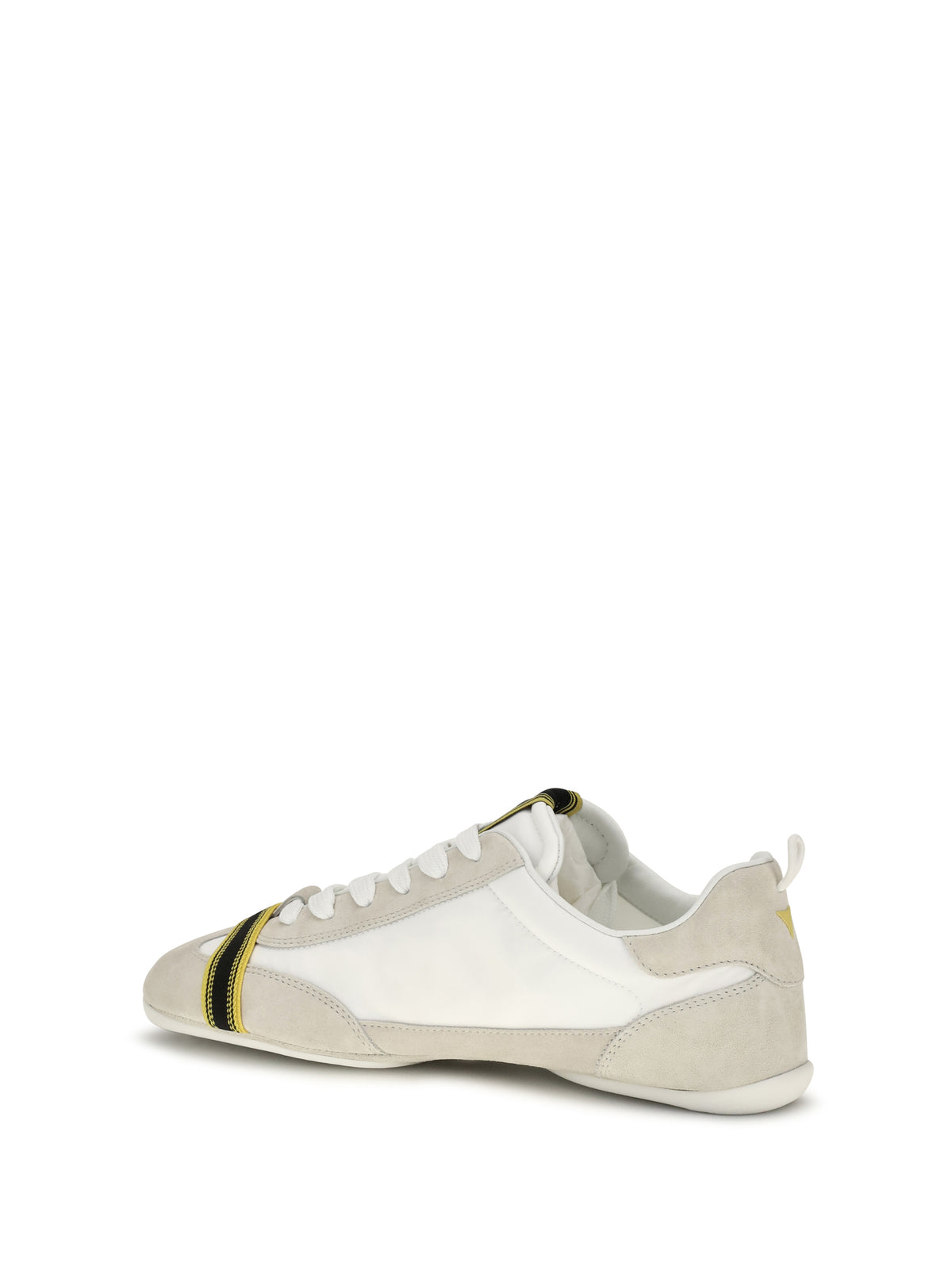 FENDI Fendi Men Wrap Suede And Fabric Sneakers