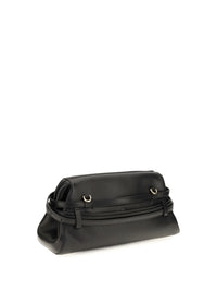 MOSCHINO Moschino Women Leather Clutch With Buckle Detail
