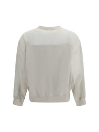 BRUNELLO CUCINELLI Brunello Cucinelli Women Crewneck Sweatshirt With Organza Sleeves