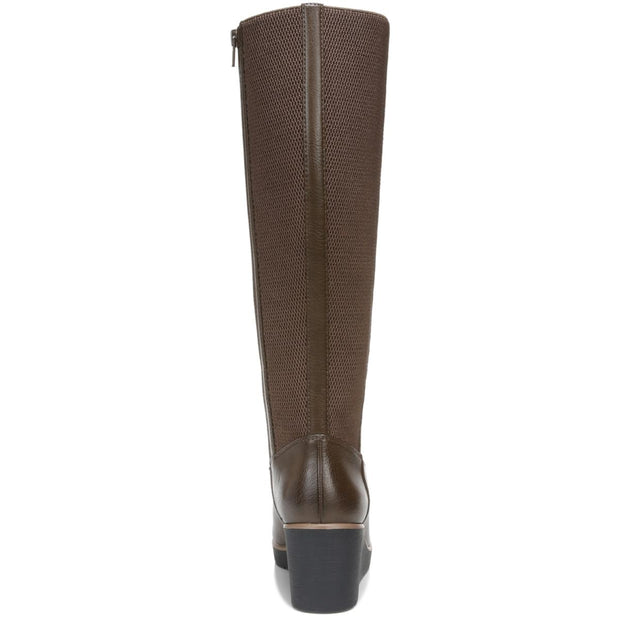 Approve Womens Faux Leather Tall Knee-High Boots