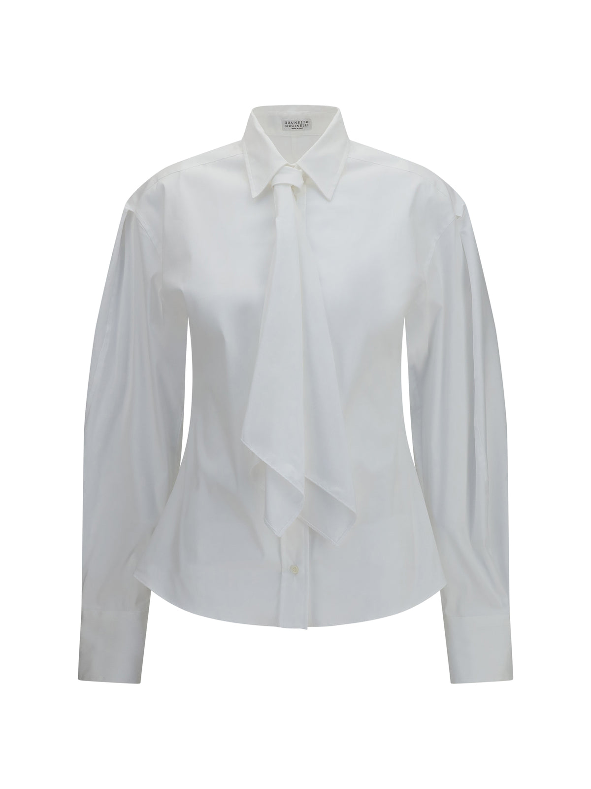 BRUNELLO CUCINELLI Brunello Cucinelli Women Cotton Blend Shirt With Tie