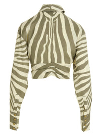 Balmain Women Zebra Shirt