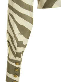 Balmain Women Zebra Shirt