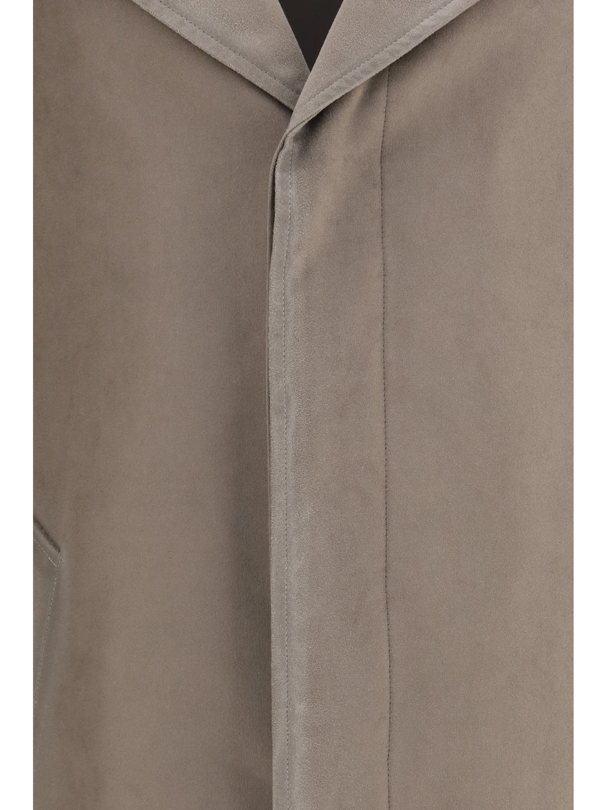 Loewe Men Single-Breasted Brushed Cotton-Blend Fustian Coat