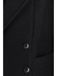 LEMAIRE Lemaire Men Short Double-Breasted Wool And Alpaca Coat