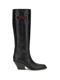 Chloé Women Azelan Over-The-Knee Leather Boots