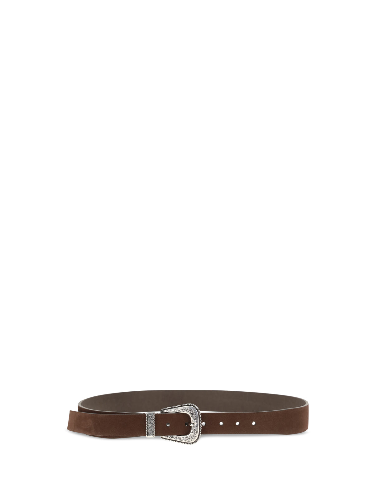 Brunello Cucinelli Men Suede Western Buckle Belt