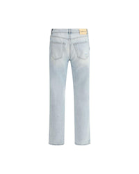 Alexander McQueen Relaxed Fit Light Wash Jeans Men Blue Pants
