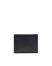 Alexander McQueen Clutch Logo Print Wristlet Men Black Wallets