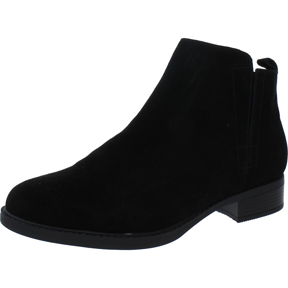 Larime Womens Zipper Ankle Booties