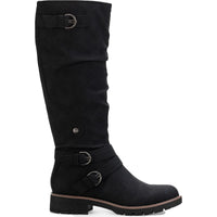 Brinley Womens Faux Leather Tall Knee-High Boots