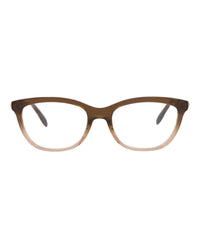 Alexander McQueen Womens Square/Rectangle Brown Brown Transparent Fashion Designer Eyewear