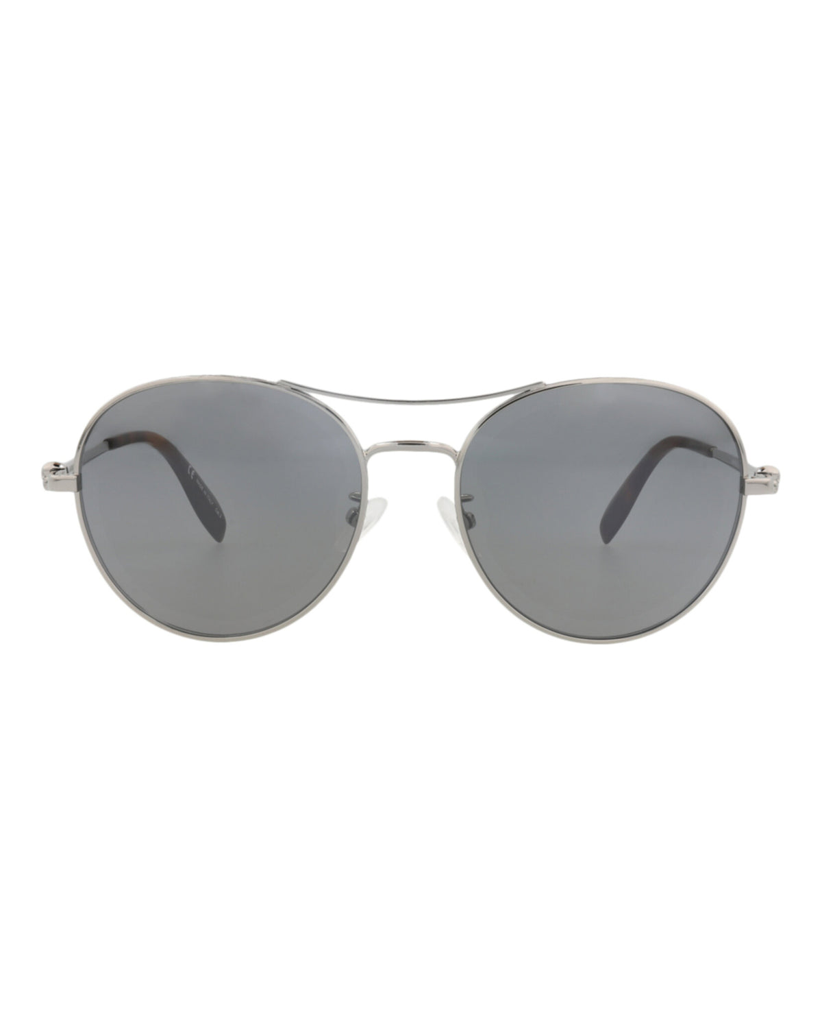 Alexander McQueen Unisex Round/Oval Ruthenium Ruthenium Silver Fashion Designer Eyewear