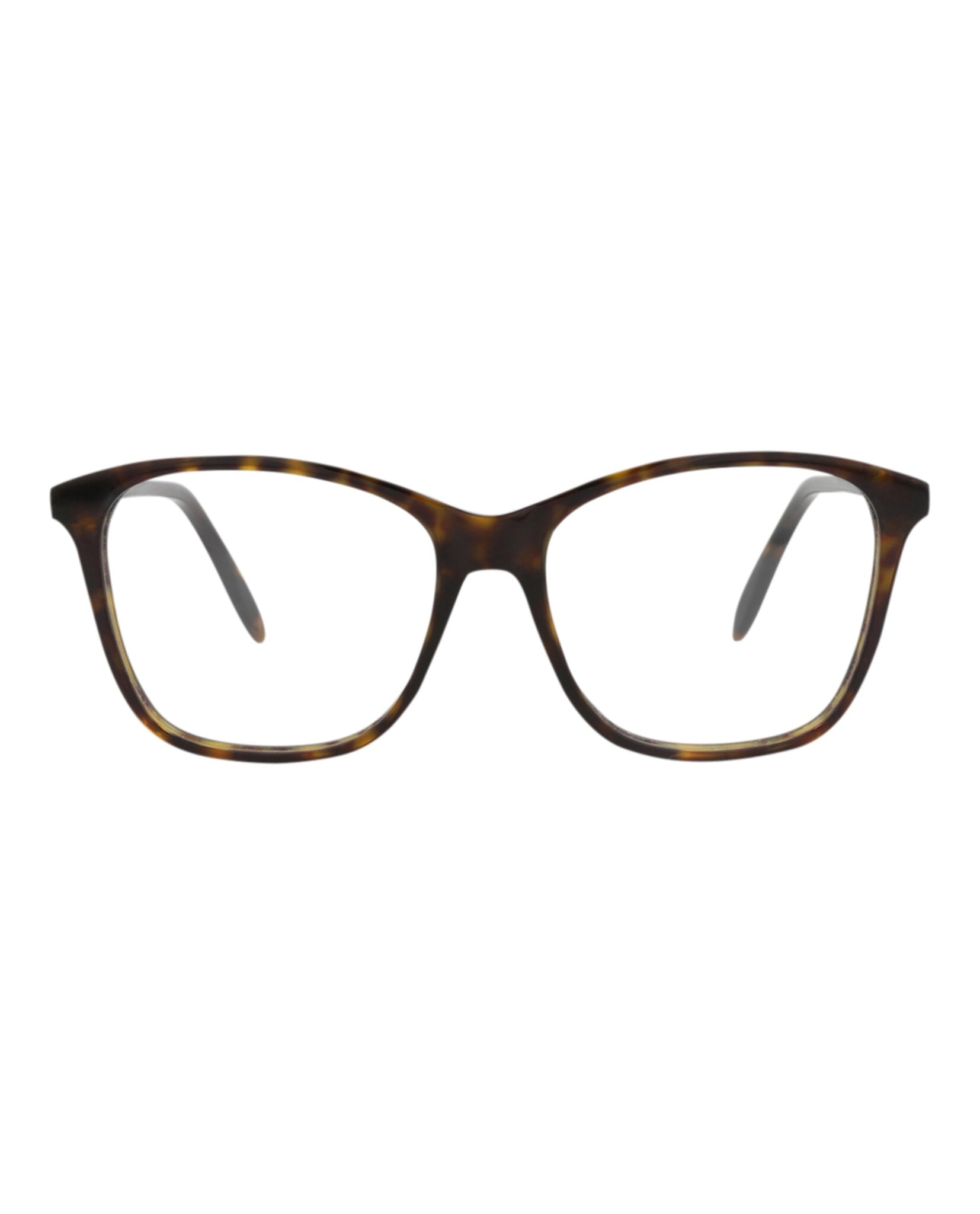 Alexander McQueen Womens Square/Rectangle Havana Havana Transparent Fashion Designer Eyewear