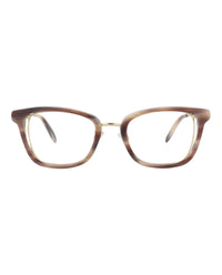 Alexander McQueen Womens Square/Rectangle Pink Gold Transparent Fashion Designer Eyewear