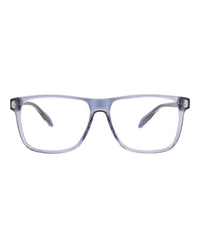 Alexander McQueen Mens Square/Rectangle Blue Blue Transparent Fashion Designer Eyewear