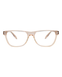 Alexander McQueen Unisex Square/Rectangle Nude Nude Transparent Fashion Designer Eyewear