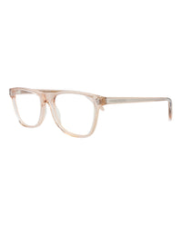 Alexander McQueen Unisex Square/Rectangle Nude Nude Transparent Fashion Designer Eyewear