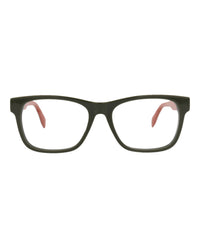 Alexander McQueen Mens Square/Rectangle Green Green Transparent Fashion Designer Eyewear