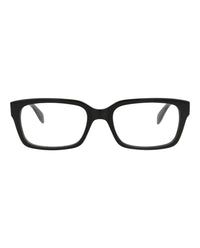 Alexander McQueen Mens Square/Rectangle Black Black Transparent Fashion Designer Eyewear