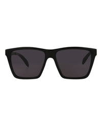 Alexander McQueen Mens Square/Rectangle Black Ruthenium Grey Fashion Designer Eyewear